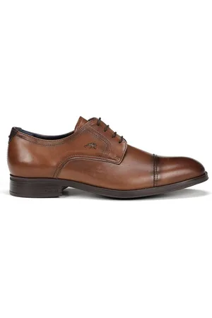 Fluchos Zapatos de trabajo ZAPATO DE PIEL CON CORDONES MARRÓN ASGARD F1885 para hombre