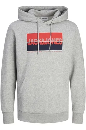 JACK & JONES Jersey 12256849 Light Grey para hombre