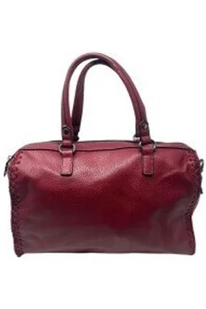 Bienve Bolso de mano Complementos señora 1354 burdeos para mujer