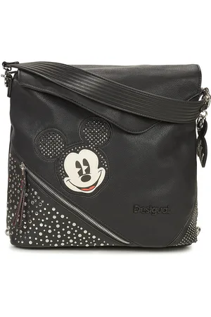 Desigual Mochila BACK MICKEY STUDSTYLE JERSEYMAX PU BLACK para mujer