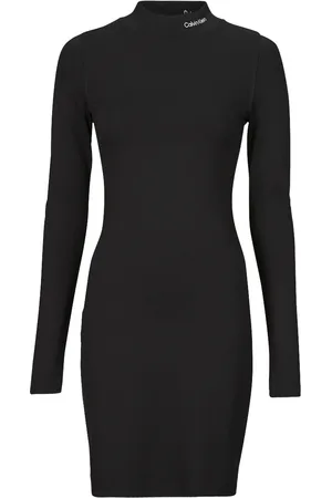 Calvin Klein Vestido LOGO ELASTIC MILANO DRESS para mujer