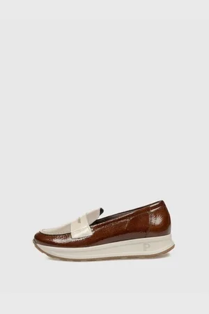 Pitillos Zapatos Bajos MOCASÍN 10202 CUERO para mujer
