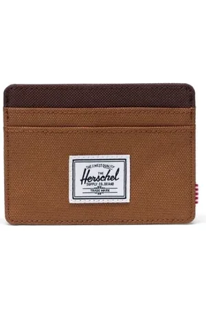 Herschel Cartera Charlie Eco Cardholder - Rubber/Chicory Coffee para hombre