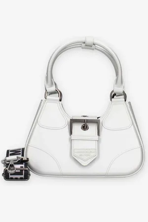 MARC ELLIS Bolso de mano FLAT CIRCLE-GLACIER GRAY / SATIN CDF para mujer