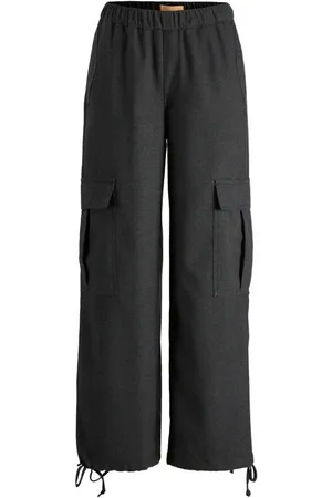 JJXX Pantalones 12259943 TOKO CARGO MELANGE-DARK GREY MELANGE para mujer