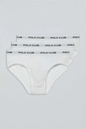 Polo Club® Boxer PACK - 3 SLIPS UNDERPANTS PC W-W-W para hombre