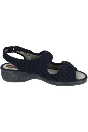 Doctor Cutillas Sandalias Sandalia tela ancho para mujer