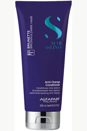 Alfaparf Acondicionador Semi Di Lino Brunette Brown Dark Conditioner para mujer