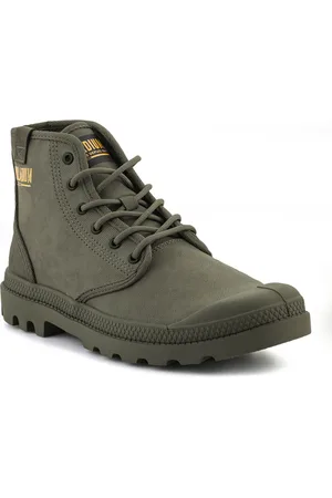 Palladium Zapatillas altas PAMPA HI COATED 74375-377-M Dusky Green para mujer