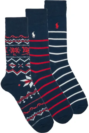 Ralph Lauren Calcetines altos DOWNHILL SKR-CREW SOCK-GIFT BOX para mujer