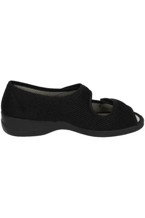 Doctor Cutillas Zapatillas Sandalia tela ancho para mujer