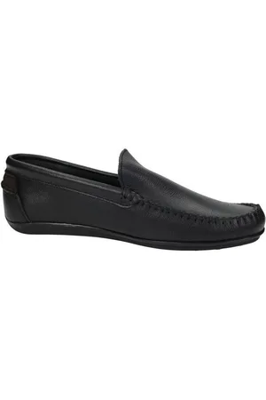 Djsanta Mocasines Zapatos de piel para hombre