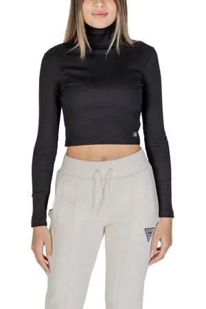 Calvin Klein Camiseta manga larga WOVEN LABEL RIB ROLL J20J224196 para mujer