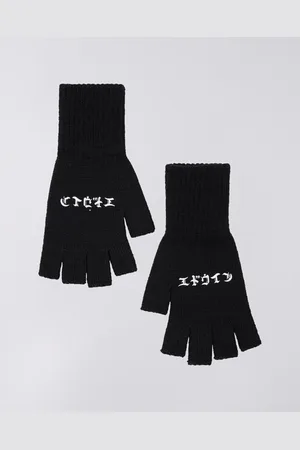 Edwin Guantes I034120 KNITTED MITTENS-BLACK para hombre