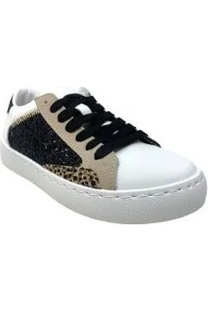 Bienve Zapatillas deporte Zapato señora ad3270 bl.neg para mujer