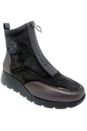 Amarpies Zapatillas deporte Botín señora 27098 amd gris para mujer