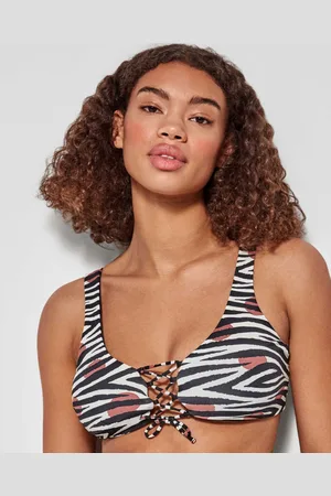 GISELA Bikini Top bikini sin aro estampado savannah para mujer