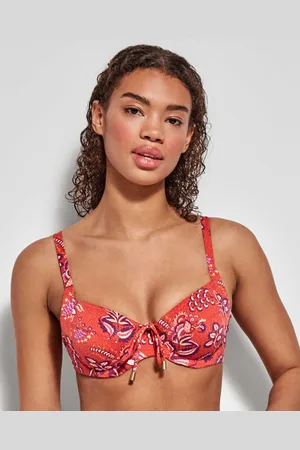 GISELA Bikini Top bikini capacidad sin foam copas C y D para mujer