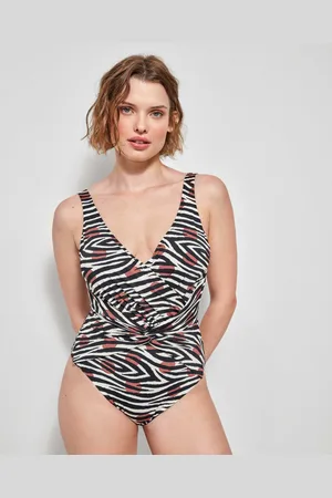 GISELA Bañador Bañador sin aro estampado savannah para mujer