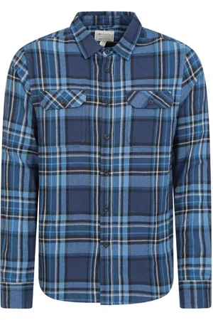 Mountain Warehouse Camisa manga larga Trace para hombre