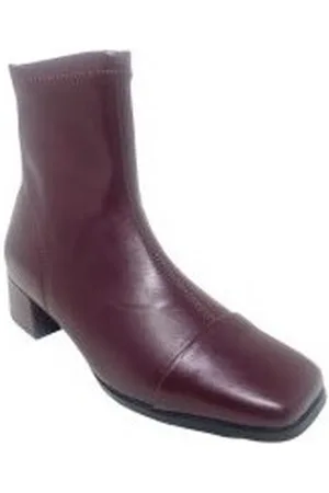 Bienve Zapatillas deporte Botín señora jb3401 burdeos para mujer