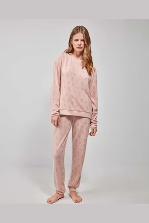 GISELA Pijama Pijama de punto suave con estampado de Tweety para mujer