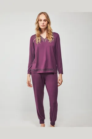 GISELA Pijama Pijama en tejido punto de viscosa cómodo para mujer