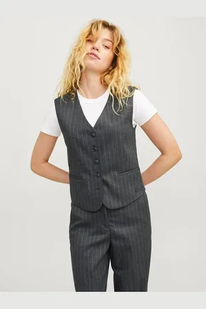 JJXX Chaquetas 12260416 MARY BRUSHED WC-DARK GREY STRIPES para mujer