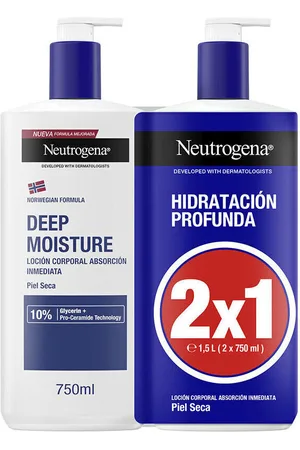 Neutrogena Hidratantes & nutritivos Hidratación Profunda Loción Piel Seca Pack 2 X para mujer
