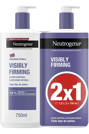 Neutrogena Tratamiento corporal Visibly Firming Loción Elasticidad Intensa Pack 2 X para mujer