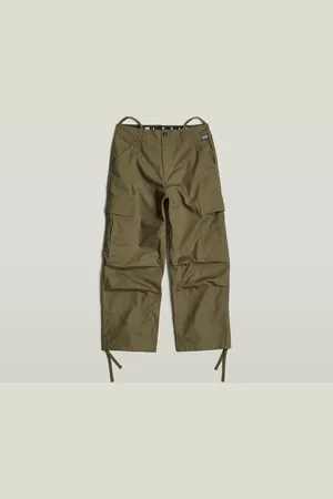 G-Star Pantalones D25251-D714 CARGO CROPPED-B230 SHADOE OLIVE para mujer