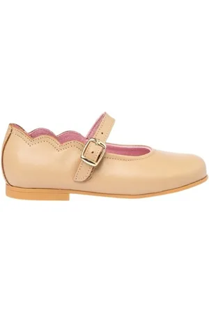 Angelitos Bailarinas 1103 BAILARINA HEBILLA Camel para niña