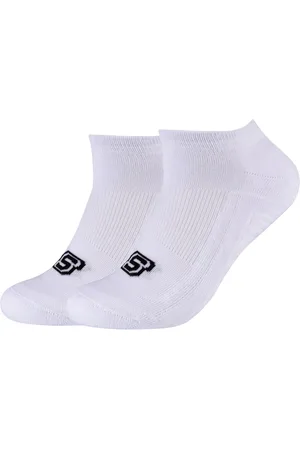 Skechers Calcetines 2PPK Basic Cushioned Sneaker Socks para mujer
