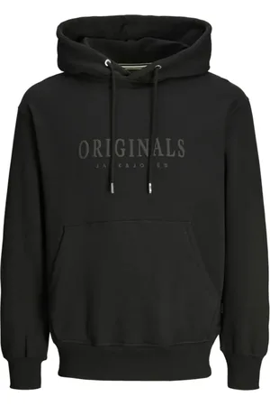 JACK & JONES Jersey 12262811 JORFREDERIKSBERG SWEAT HOOD SN BLACK para hombre