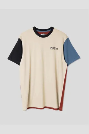 Kavu Camiseta Camiseta Klear Above Etch Art Tee Marshall Muster para hombre
