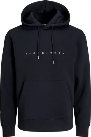 JACK & JONES Jersey 12233972 JJESTAR JJ SWEAT HOOD NOOS BLACK para hombre
