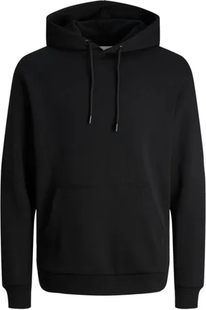 JACK & JONES Jersey 12249340 JJEBRADLEY SWEAT HOOD NOOS BLACK para hombre