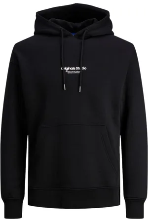 JACK & JONES Jersey 12241687 JORVESTERBRO SWEAT HOOD NOOS BLACK para hombre