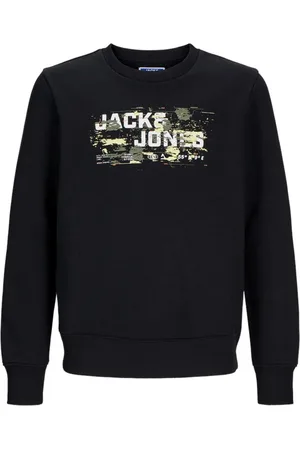 JACK & JONES Jersey 12263379 JCOOUTDOOR LOGO SWEAT CREW NECK JNR BLACK para niño