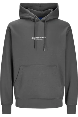 JACK & JONES Jersey 12241687 JORVESTERBRO SWEAT HOOD NOOS IRON GATE para hombre
