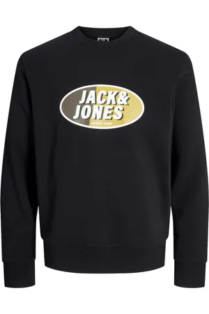 JACK & JONES Jersey 12267544 JCORAY COLOR SWEAT CREW NECK FST BLACK para hombre