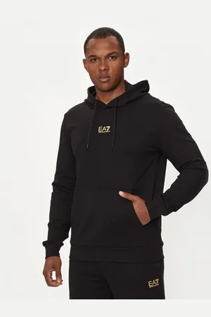 EA7 Jersey 8NPM32 PJVRZ-0208 BLACK para hombre