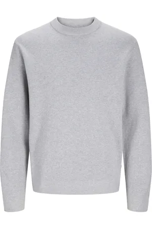 JACK & JONES Jersey 12269289 JPRBLAMILANO STITCH KNIT CREW NECK JNR LIGHT GREY para niño