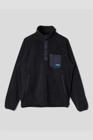 Kavu Chaquetas Chaqueta Teannaway Fleece Negra para hombre