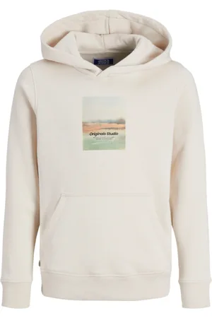 JACK & JONES Jersey 12267454 JORVESTERBRO NEWTON BOXFRONTSWEAT BF JNR MOONBEAM para niño