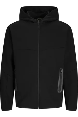 JACK & JONES Jersey 12260150 JCOFUSION SWEAT ZIP HOOD NOOS BLACK para hombre