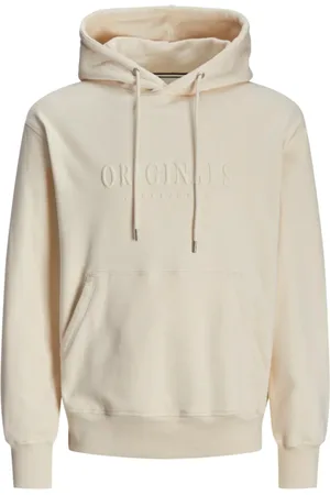 JACK & JONES Jersey 12262811 JORFREDERIKSBERG SWEAT HOOD SN ANTIQUE WHITE para hombre