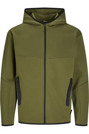 JACK & JONES Jersey 12260150 JCOFUSION SWEAT ZIP HOOD NOOS CYPRESS para hombre
