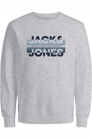 JACK & JONES Jersey 12267544 JCORAY COLOR SWEAT CREW NECK FST LIGHT GREY para hombre