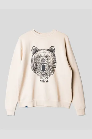 Kavu Jersey Sudadera Core Crew Irish Cream para hombre